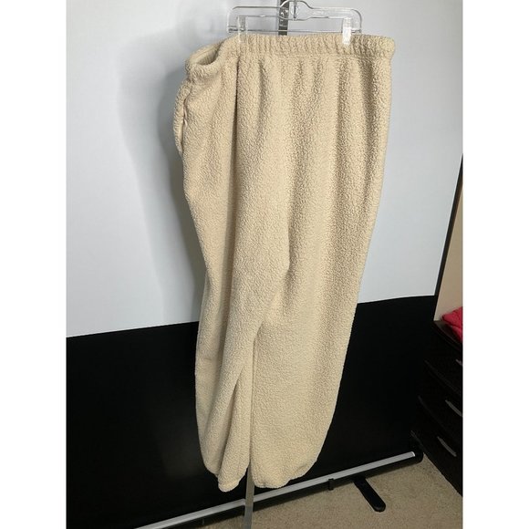 2xl XXL Mens Nike Beige Sherpa Track Pants RARE ThermaFit - Picture 5 of 8